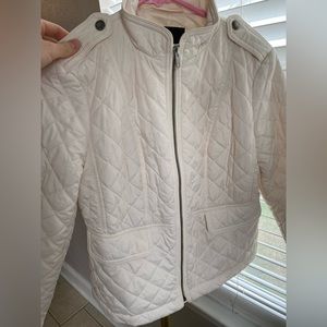 Talbots quilted coat size petite